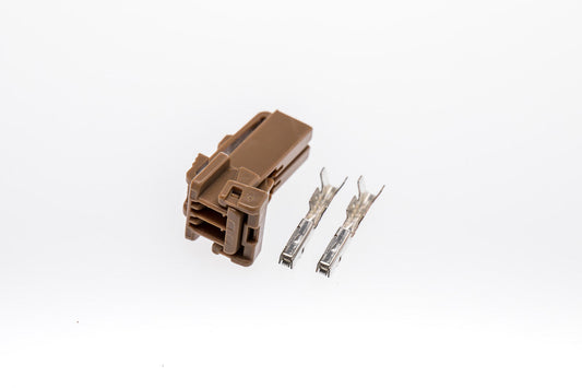 Connector  weiblich  2 polig mit Crimpverbinder CSF10518