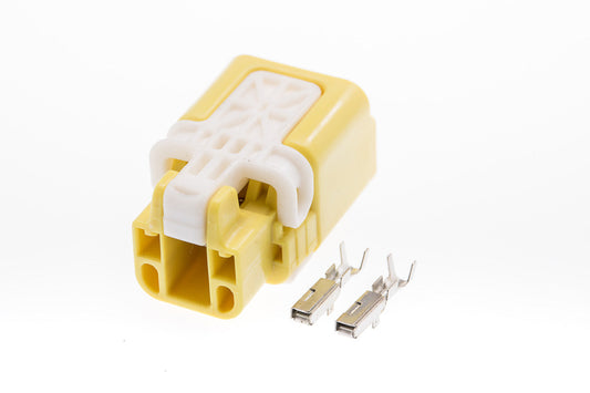 Connector  weiblich  2 polig mit Crimpverbinder CSF10523