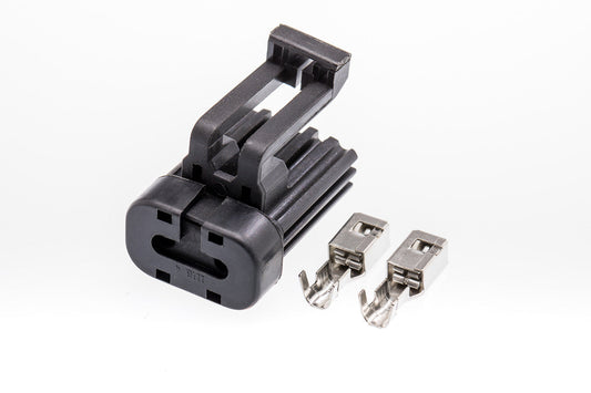 Connector  weiblich  2 polig mit Crimpverbinder CSF10533