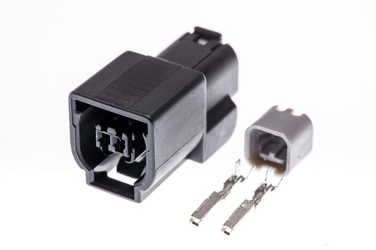 Connector  weiblich  2 polig mit Crimpverbinder CSF10536