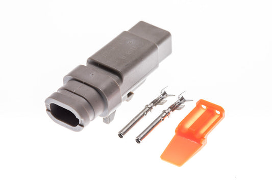 Connector  weiblich  2 polig mit Crimpverbinder CSF10543