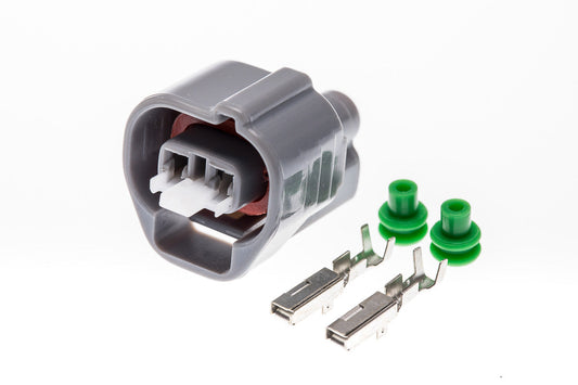 Connector  weiblich  2 polig mit Crimpverbinder CSF10549