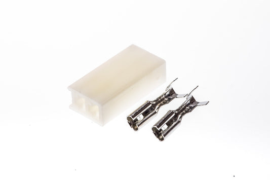 Connector  weiblich  2 polig mit Crimpverbinder CSF10554