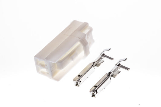 Connector  weiblich  2 polig mit Crimpverbinder CSF10559