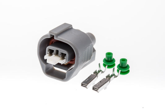 Connector  weiblich  2 polig mit Einzeladerabdichtungen & Crimpverbinder CSF10562