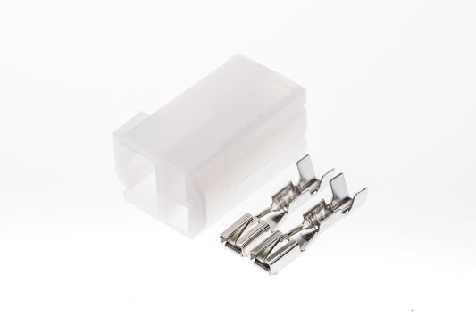 Connector  weiblich  2 polig mit Crimpverbinder CSF10564
