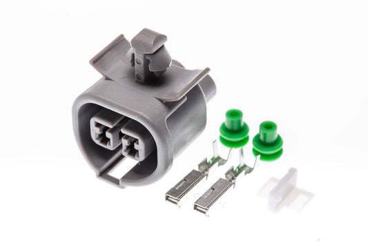 Connector  weiblich  2 polig mit Einzeladerabdichtungen & Crimpverbinder CSF10566