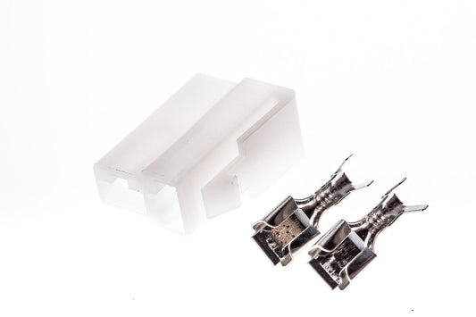 Connector  weiblich  2 polig mit Crimpverbinder CSF10573