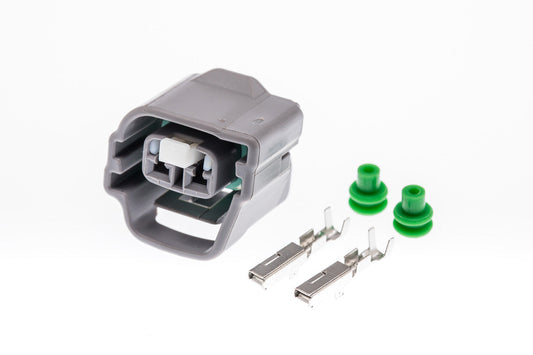 Connector  weiblich  2 polig mit Einzeladerabdichtungen & Crimpverbinder CSF10583