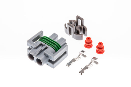 Connector  weiblich  2 polig mit Einzeladerabdichtungen & Crimpverbinder CSF10590