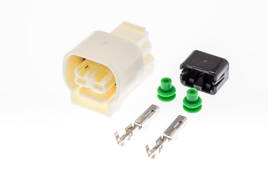 Connector  weiblich  2 polig mit Einzeladerabdichtungen & Crimpverbinder CSF10592
