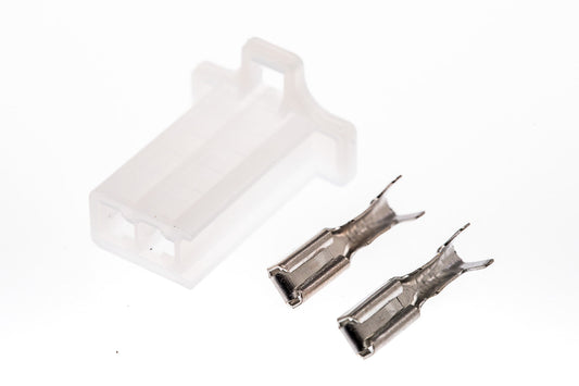 Connector  weiblich  2 polig mit Crimpverbinder CSF10611