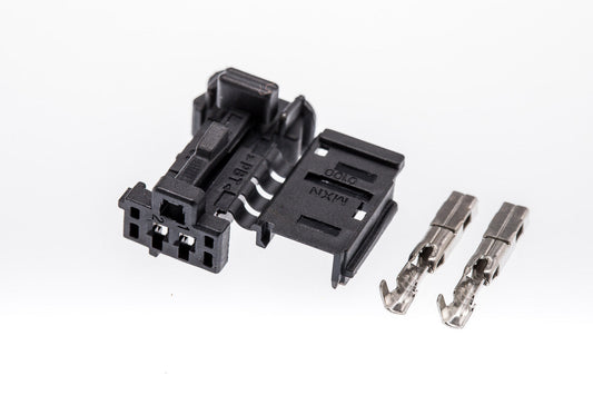 Connector  weiblich  2 polig mit Crimpverbinder CSF10619