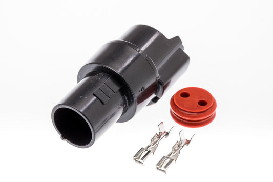 Connector  weiblich  2 polig mit Crimpverbinder CSF10636