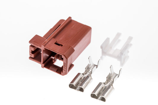 Connector  weiblich  2 polig mit Crimpverbinder CSF10641