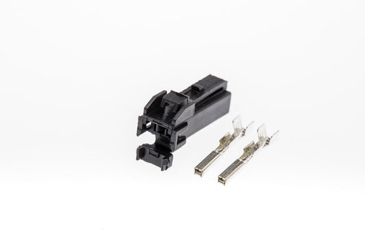 Connector  weiblich  2 polig mit Crimpverbinder CSF10649