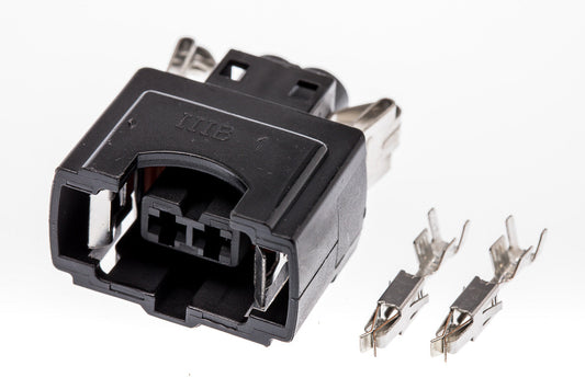 Connector  weiblich  2 polig mit Crimpverbinder CSF10663