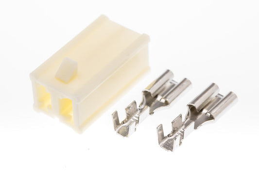 Connector  weiblich  2 polig mit Crimpverbinder CSF10665