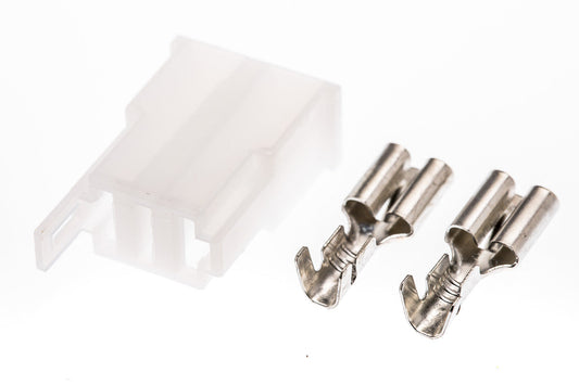 Connector  weiblich  2 polig mit Crimpverbinder CSF10678
