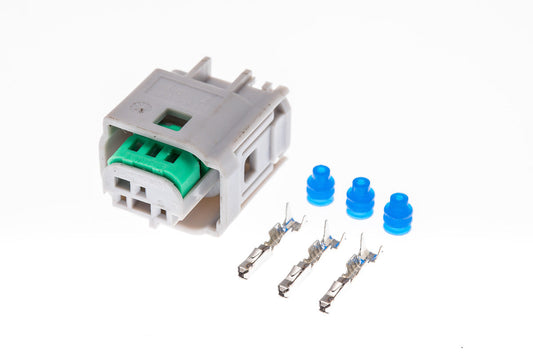 Connector  weiblich  3 polig mit Einzeladerabdichtungen & Crimpverbinder CSF11185