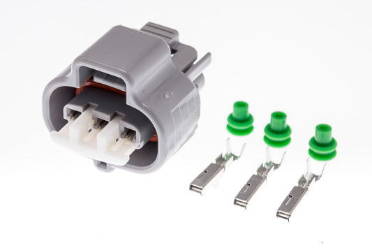 Connector  weiblich  3 polig mit Einzeladerabdichtungen & Crimpverbinder CSF11203