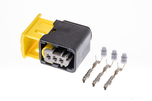 Connector  weiblich  3 polig mit Einzeladerabdichtungen & Crimpverbinder CSF11226