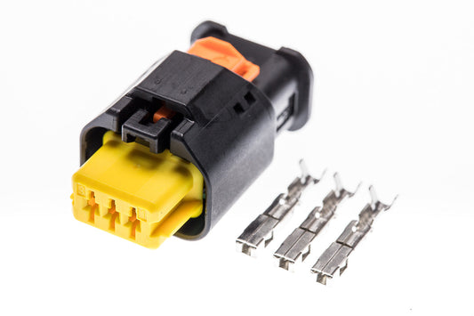 Connector  weiblich  3 polig mit Crimpverbinder CSF11232