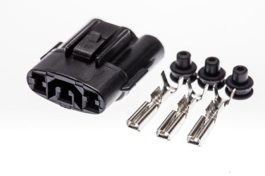 Connector  weiblich  3 polig mit Einzeladerabdichtungen & Crimpverbinder CSF11240