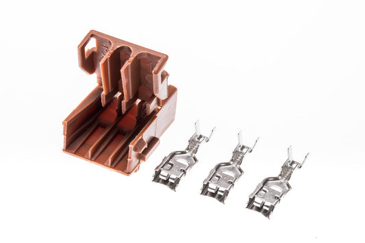 Connector  weiblich  3 polig mit Crimpverbinder CSF11243