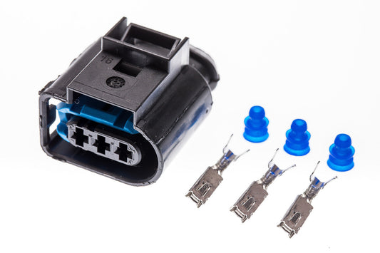 Connector  weiblich  3 polig mit Crimpverbinder CSF11251