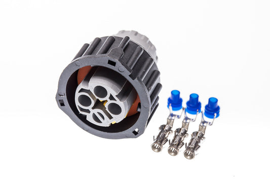 Connector  weiblich  3 polig mit Einzeladerabdichtungen & Crimpverbinder CSF11253