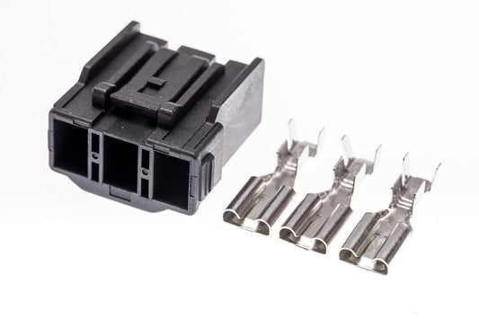 Connector  weiblich  3 polig mit Crimpverbinder CSF11254