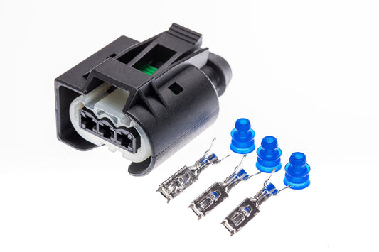 Connector  weiblich  3 polig mit Einzeladerabdichtungen & Crimpverbinder CSF11258