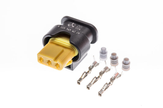 Connector  weiblich  3 polig mit Einzeladerabdichtungen & Crimpverbinder CSF11278