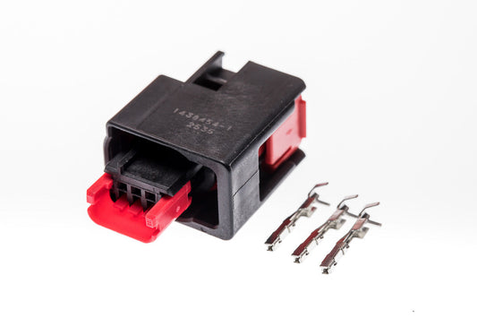 Connector  weiblich  3 polig mit Crimpverbinder CSF11279