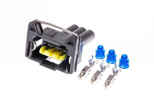 Connector  weiblich  3 polig mit Einzeladerabdichtungen & Crimpverbinder CSF11283