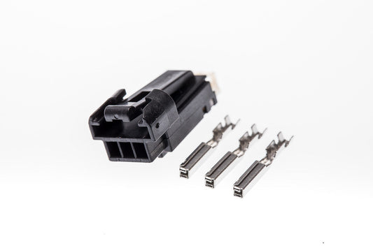Connector  weiblich  3 polig mit Crimpverbinder CSF11286
