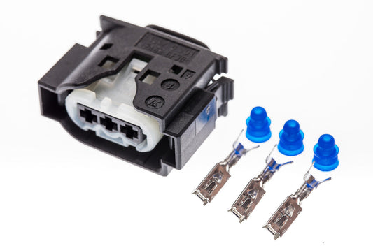 Connector  weiblich  3 polig mit Einzeladerabdichtungen & Crimpverbinder CSF11289
