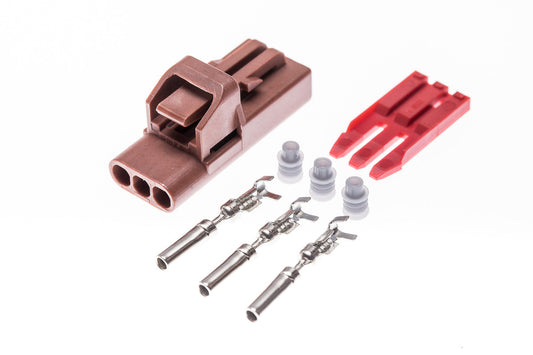 Connector  weiblich  3 polig mit Crimpverbinder CSF11301