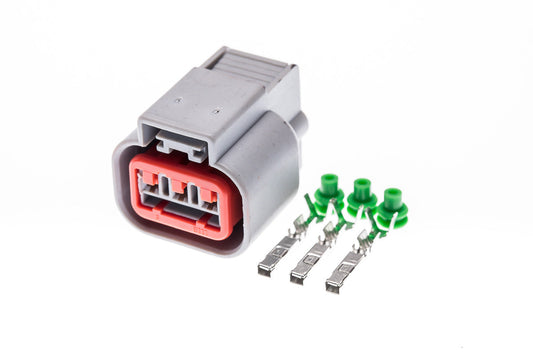 Connector  weiblich  3 polig mit Einzeladerabdichtungen & Crimpverbinder CSF11319