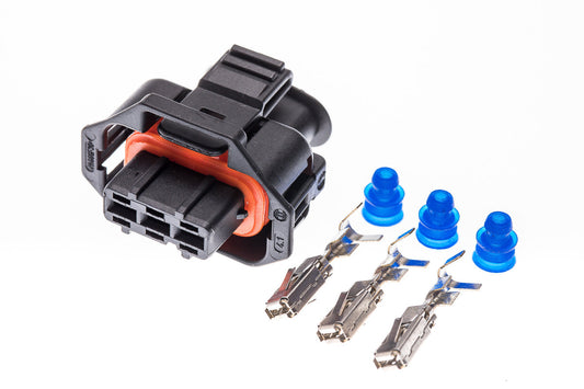 Connector  weiblich  3 polig mit Crimpverbinder CSF11337