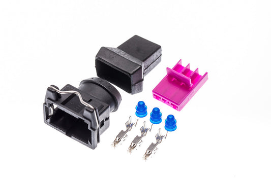 Connector  weiblich  3 polig mit Einzeladerabdichtungen & Crimpverbinder CSF11341