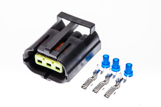 Connector  weiblich  3 polig mit Einzeladerabdichtungen & Crimpverbinder CSF11353