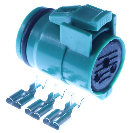 Connector  weiblich  3 polig mit Crimpverbinder CSF11357