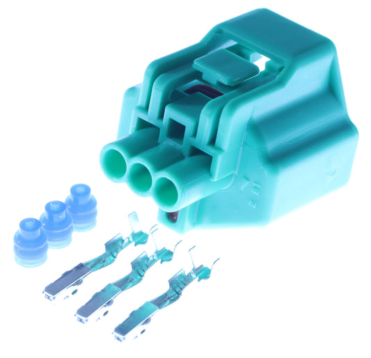 Connector  weiblich  3 polig mit Einzeladerabdichtungen & Crimpverbinder CSF11359
