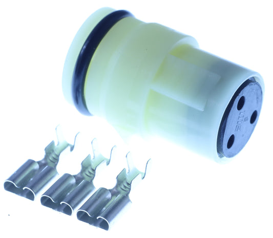 Connector  weiblich  3 polig mit Crimpverbinder CSF11364