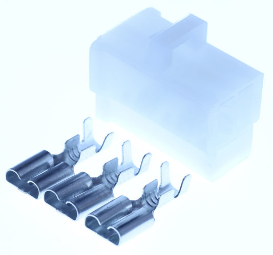 Connector  weiblich  3 polig mit Crimpverbinder CSF11374