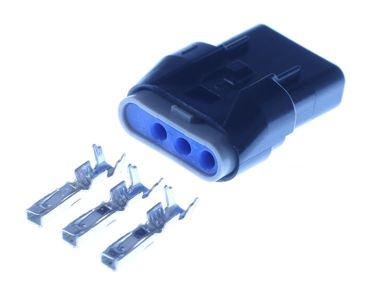 Connector  weiblich  3 polig mit Crimpverbinder CSF11394