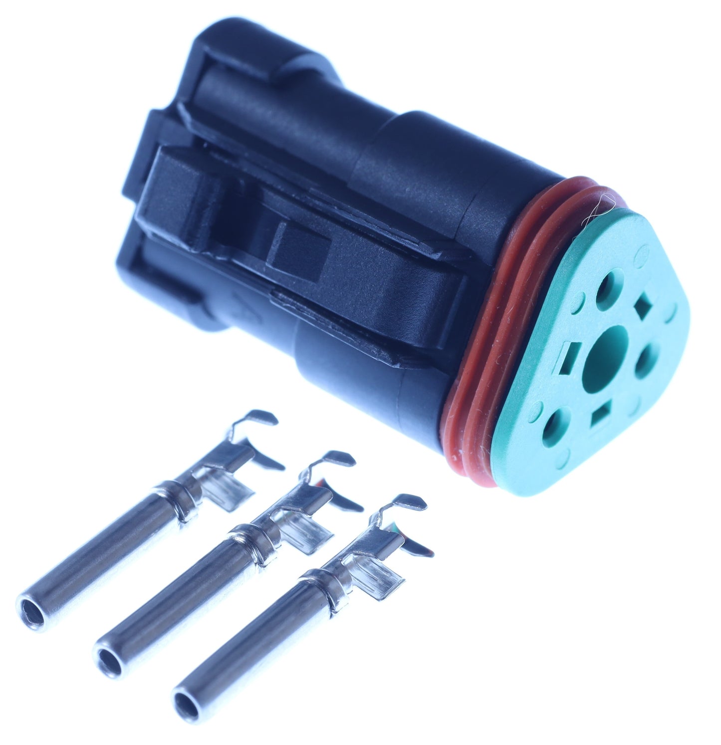 Connector  weiblich  3 polig mit Crimpverbinder CSF11400