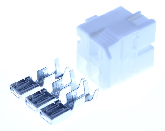 Connector  weiblich  3 polig mit Crimpverbinder CSF11405